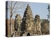 South Gate Entrance to Angkor Thom, Angkor, Siem Reap, Cambodia, Indochina, Southeast Asia-Robert Harding-Stretched Canvas