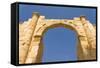 South Gate, Jerash, Jordan. Once the Roman Decapolis city of Gerasa.-Nico Tondini-Framed Stretched Canvas