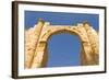 South Gate, Jerash, Jordan. Once the Roman Decapolis city of Gerasa.-Nico Tondini-Framed Photographic Print