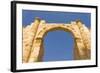 South Gate, Jerash, Jordan. Once the Roman Decapolis city of Gerasa.-Nico Tondini-Framed Photographic Print