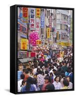 South Gate Market, Seoul City, South Korea, Asia-Alain Evrard-Framed Stretched Canvas