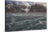 South Georgia, Drygalski Fjord. An Antarctic storm blows up-Ellen Goff-Stretched Canvas