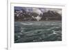 South Georgia, Drygalski Fjord. An Antarctic storm blows up-Ellen Goff-Framed Photographic Print