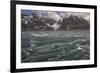 South Georgia, Drygalski Fjord. An Antarctic storm blows up-Ellen Goff-Framed Photographic Print