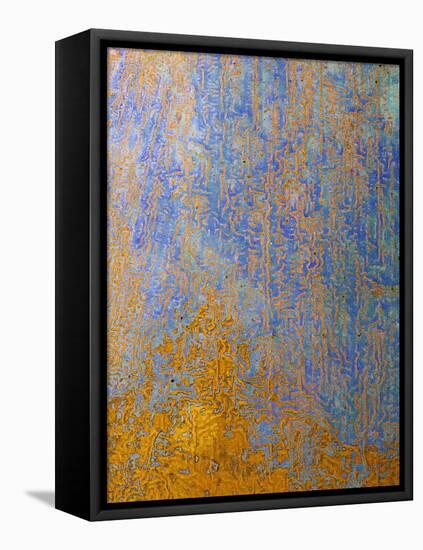 South Georgia Island Abstract-Art Wolfe-Framed Stretched Canvas