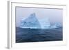 South Georgia Island. Large Iceberg on Cloudy Day-Jaynes Gallery-Framed Photographic Print