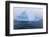 South Georgia Island. Large Iceberg on Cloudy Day-Jaynes Gallery-Framed Photographic Print