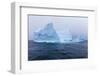 South Georgia Island. Large Iceberg on Cloudy Day-Jaynes Gallery-Framed Photographic Print