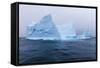 South Georgia Island. Large Iceberg on Cloudy Day-Jaynes Gallery-Framed Stretched Canvas