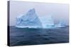 South Georgia Island. Large Iceberg on Cloudy Day-Jaynes Gallery-Stretched Canvas