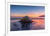 South Georgia Island, St. Andrew's Bay. Elephant Seal in Beach Surf at Sunrise-Jaynes Gallery-Framed Photographic Print