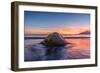 South Georgia Island, St. Andrew's Bay. Elephant Seal in Beach Surf at Sunrise-Jaynes Gallery-Framed Photographic Print