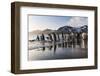 South Georgia Island, St. Andrew's Bay. King Penguins on Beach at Sunrise-Jaynes Gallery-Framed Photographic Print