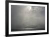 South Georgia. Shore Obscured by a Sudden Storm of Katabatic Winds-Inger Hogstrom-Framed Photographic Print