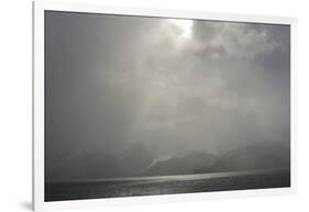 South Georgia. Shore Obscured by a Sudden Storm of Katabatic Winds-Inger Hogstrom-Framed Photographic Print