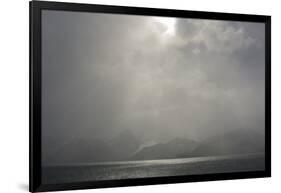 South Georgia. Shore Obscured by a Sudden Storm of Katabatic Winds-Inger Hogstrom-Framed Photographic Print