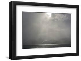 South Georgia. Shore Obscured by a Sudden Storm of Katabatic Winds-Inger Hogstrom-Framed Photographic Print