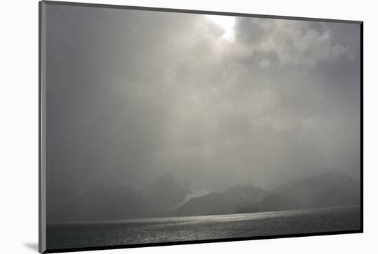 South Georgia. Shore Obscured by a Sudden Storm of Katabatic Winds-Inger Hogstrom-Mounted Photographic Print