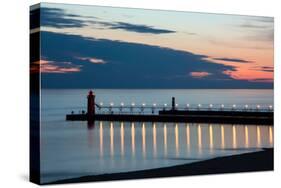 South Haven Michigan Lighthouse-Adam Romanowicz-Stretched Canvas