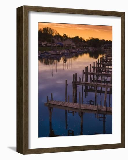 South Haven, Michigan, United States of America, North America-Snell Michael-Framed Photographic Print