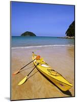 South Island, Nelson, Kayak on Onetahuti Beach in Abel Tasman National Park, New Zealand-Christian Kober-Mounted Photographic Print