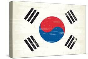 South Korea Grunge Flag. A Flag South Korea With A Texture-TINTIN75-Stretched Canvas