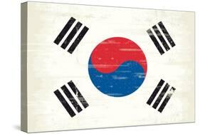 South Korea Grunge Flag. A Flag South Korea With A Texture-TINTIN75-Stretched Canvas