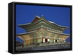 South Korea, Seoul, Gyeongbokgung Palace, Geunjeongjeon Throne Hall-Steve Vidler-Framed Stretched Canvas
