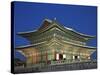 South Korea, Seoul, Gyeongbokgung Palace, Geunjeongjeon Throne Hall-Steve Vidler-Stretched Canvas