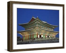 South Korea, Seoul, Gyeongbokgung Palace, Geunjeongjeon Throne Hall-Steve Vidler-Framed Photographic Print