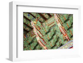 South Korea, Seoul, Jogyesa Temple, Daeungjeon, the Main Dharma Hall.-Merrill Images-Framed Photographic Print