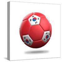 South Korea Soccer Ball-pling-Stretched Canvas