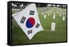 South Korean Flag Hanging at 2014 Memorial Day Event, Los Angeles National Cemetery, California, US-Joseph Sohm-Framed Stretched Canvas