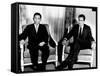 South Korean President Park Chung Hee and President Richard Nixon-null-Framed Stretched Canvas