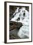 South Lake Tahoe, Nevada: Heavy Snow Fall Makes for a Fast Flowing Fallen Leaf Falls-Brad Beck-Framed Photographic Print