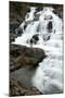 South Lake Tahoe, Nevada: Heavy Snow Fall Makes for a Fast Flowing Fallen Leaf Falls-Brad Beck-Mounted Photographic Print