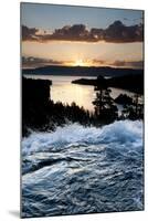 South Lake Tahoe, Nevada: Sunrise Reflecting Off the Waters of Emerald Bay and Eagle Falls-Brad Beck-Mounted Photographic Print