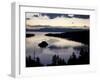 South Lake Tahoe, Nv: an Early Morning Sunrise Reflects Blue and Pink Off the Waters-Brad Beck-Framed Photographic Print