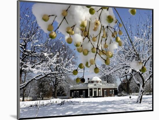 South Lawn of Thomas Jefferson's Home Monticello-Steve Helber-Mounted Photographic Print