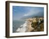 South Lesvos Resort Town, Plomari, Lesvos, Mithymna, Aegean Islands, Greece-Walter Bibikow-Framed Photographic Print