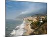 South Lesvos Resort Town, Plomari, Lesvos, Mithymna, Aegean Islands, Greece-Walter Bibikow-Mounted Photographic Print