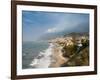 South Lesvos Resort Town, Plomari, Lesvos, Mithymna, Aegean Islands, Greece-Walter Bibikow-Framed Photographic Print