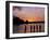 South Luangwa National Park, Walking Safari Crosses Kapamba River at Sunset, Zambia-John Warburton-lee-Framed Photographic Print