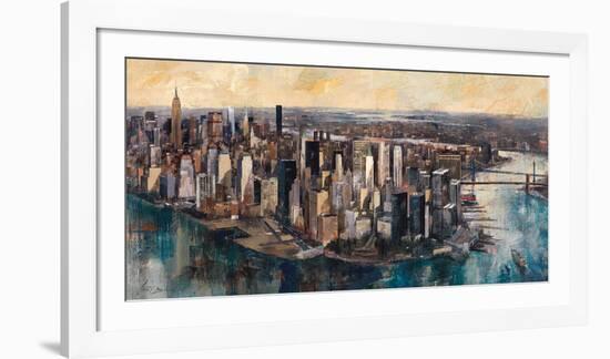 South Manhattan-Marti Bofarull-Framed Art Print