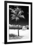 South Miami Beach Landscape with Life Guard Station - Florida - USA-Philippe Hugonnard-Framed Photographic Print