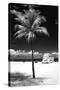 South Miami Beach Landscape with Life Guard Station - Florida - USA-Philippe Hugonnard-Stretched Canvas