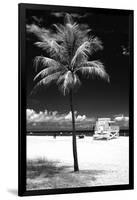 South Miami Beach Landscape with Life Guard Station - Florida - USA-Philippe Hugonnard-Framed Photographic Print