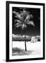 South Miami Beach Landscape with Life Guard Station - Florida - USA-Philippe Hugonnard-Framed Premium Photographic Print