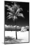 South Miami Beach Landscape with Life Guard Station - Florida - USA-Philippe Hugonnard-Mounted Photographic Print