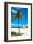 South Miami Beach Landscape with Life Guard Station - Florida - USA-Philippe Hugonnard-Framed Photographic Print